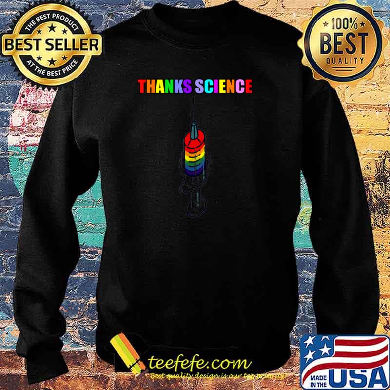 Thanks Science Pro Vaccine vaccination retro vintage Shirt Sweater Thanks Science Pro Vaccine vaccination retro vintage Shirt Sweater