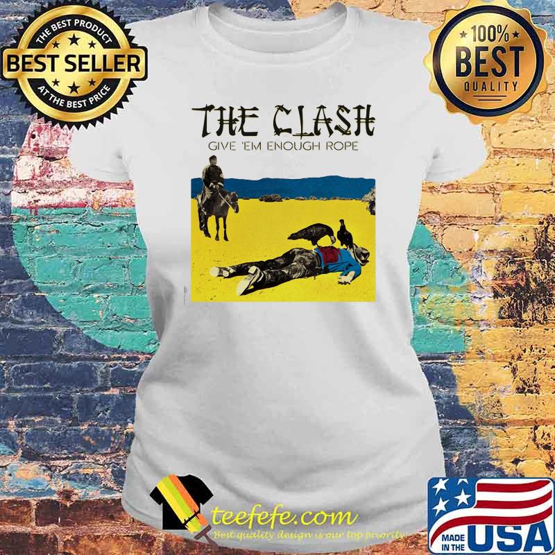The Clash Give Em Enough Rope Shirt Laides tee The Clash Give Em Enough Rope Shirt Laides tee