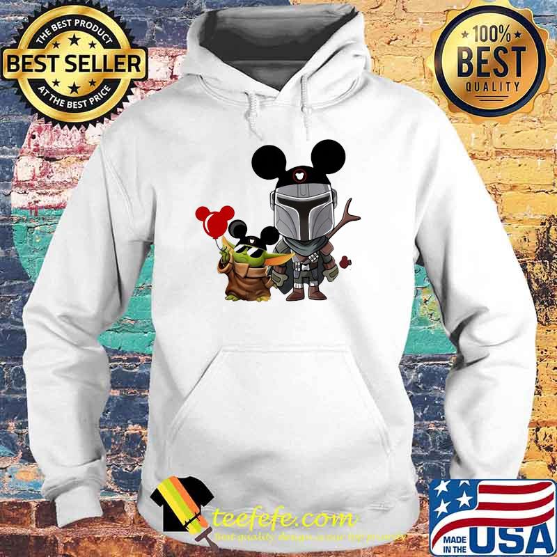 The Mandalorian Baby Yoda Mickey Shirt Hoodie The Mandalorian Baby Yoda Mickey Shirt Hoodie
