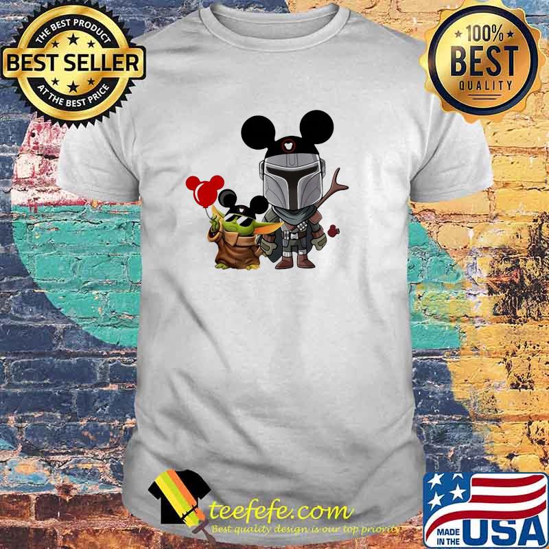 The Mandalorian Baby Yoda Mickey Shirt