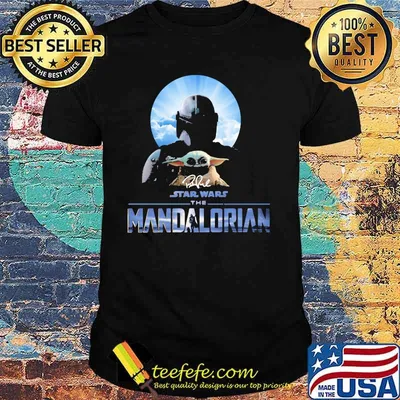 The Mandalorian Star War Baby Yoda Signature Shirt