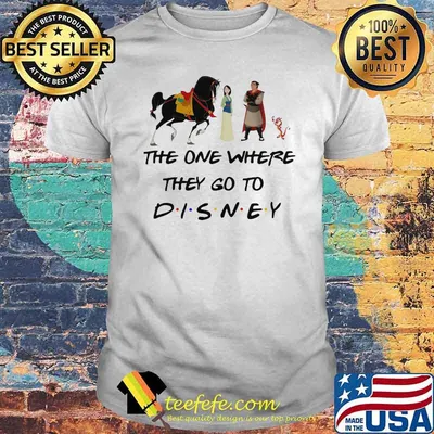 The One Where They Go To Disney Mulan Movie Shirt