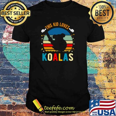 This Kid Loves Koalas Vintage Retro shirt