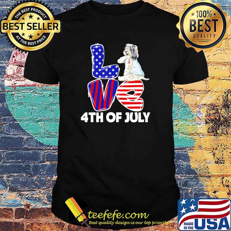 Tibetan Terrier Love 4th of July Independence day shirt Tibetan Terrier Love 4th of July Independence day shirt