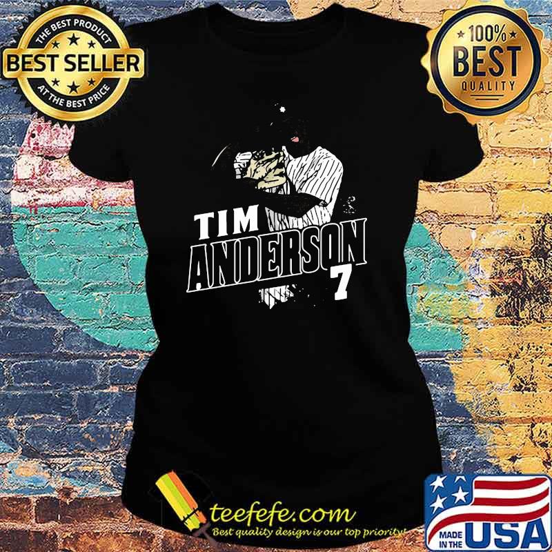 Tim Anderson Baseball Player Spotlight Shirt Ladies tee Tim Anderson Baseball Player Spotlight Shirt Ladies tee