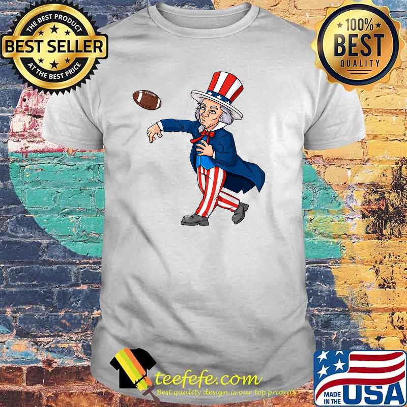 Uncle Sam Football 4th Of July Patriotic Shirt