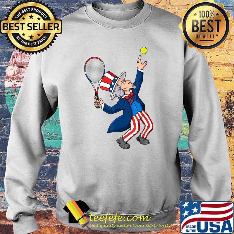 Uncle Sam Tennis 4th Of July Election Shirt Sweater Uncle Sam Tennis 4th Of July Election Shirt Sweater