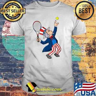Uncle Sam Tennis 4th Of July Election Shirt