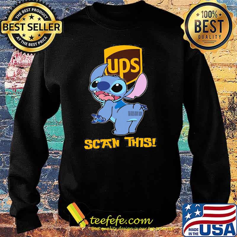 United Parcel Service of America Logo Ups Scan This Stitch Shirt Sweater United Parcel Service of America Logo Ups Scan This Stitch Shirt Sweater