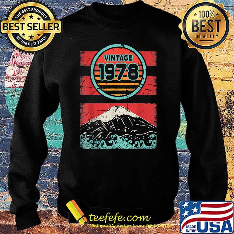 Vintage 1978 Sunset 43rd Birthday 43 Years Old Shirt Sweater Vintage 1978 Sunset 43rd Birthday 43 Years Old Shirt Sweater