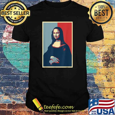 Vintage Mona Lisa Leonardo Da Vinci Renaissance Painting Shirt