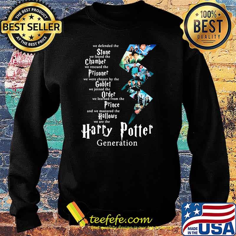 We Defended The Stone We Found The Chamber Prisoner Goblet Harry Potter Generation Shirt Sweater We Defended The Stone We Found The Chamber Prisoner Goblet Harry Potter Generation Shirt Sweater