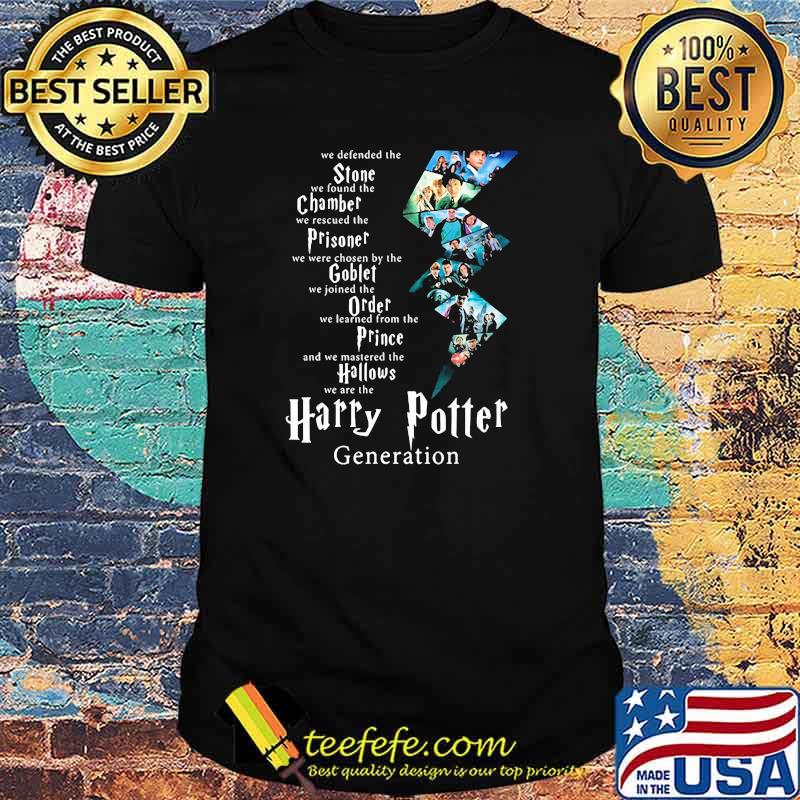 We Defended The Stone We Found The Chamber Prisoner Goblet Harry Potter Generation Shirt We Defended The Stone We Found The Chamber Prisoner Goblet Harry Potter Generation Shirt