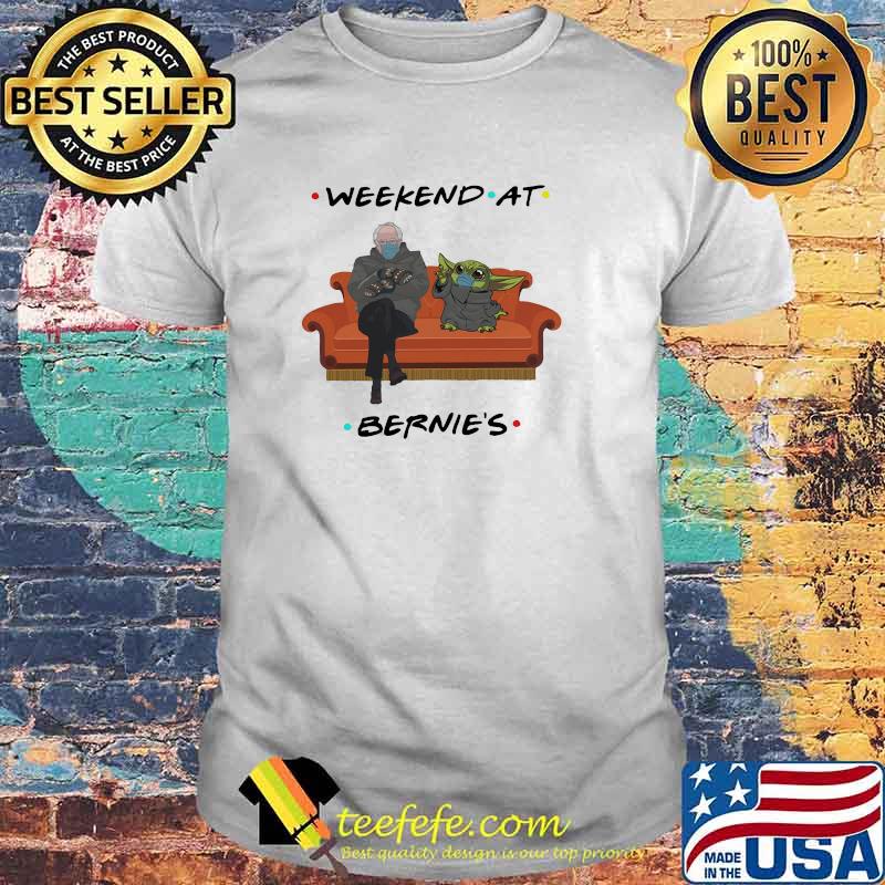 Weekend At Bernie’s Old Man And Baby Yoda Wear Mask Covid Shirt