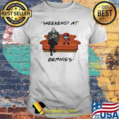 Weekend At Bernies Old Man And Deadpool Wear Mask Shirt