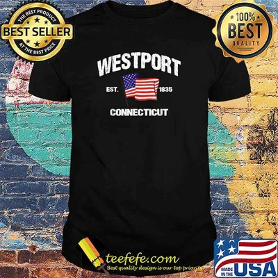 Westport Connecticut CT USA Stars And Stripes Shirt