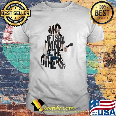 What If I Say Im Not Like The Other Guitar Shirt