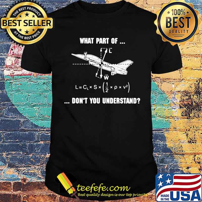 What Part Of Don't You Understand Pilot Shirt