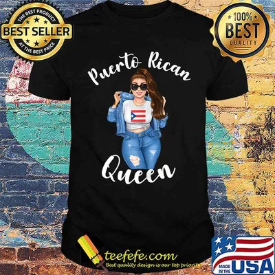 Womens Puerto Rican Queen Proud Mexican Latin Sunshine Sassy Shirt