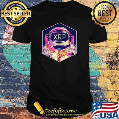 XRP Symbol Crypto Currency To The Moon Astronaut shirt