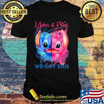 You And Me We Got This Stitch Blue Pink Shirt