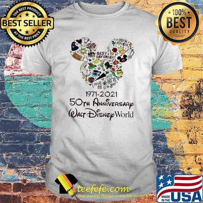 1971 2021 50th anniversary walt disney world best day ever mickey shirt