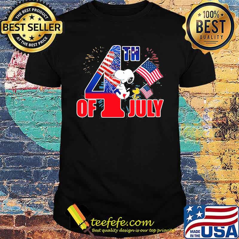 4th of July independence snoopy and woodstock shirt