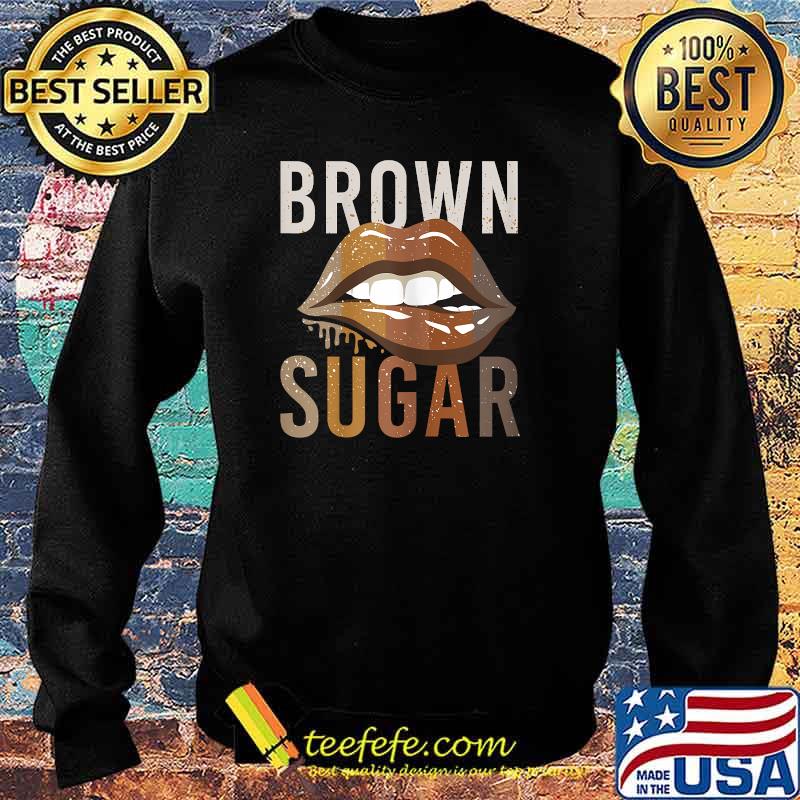 African American Women Brown Sugar Lips Shirt Sweater African American Women Brown Sugar Lips Shirt Sweater