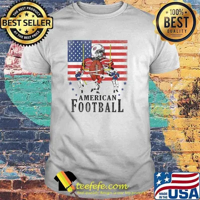 American Football American Flag T-Shirt