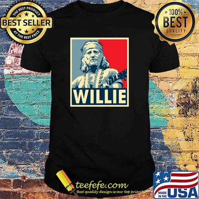 American Legend Music Willie Nelson Retro Shirt