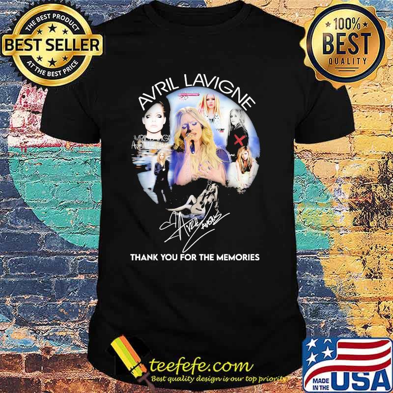 Avril Lavigne Thank You For The Memories Signature Shirt