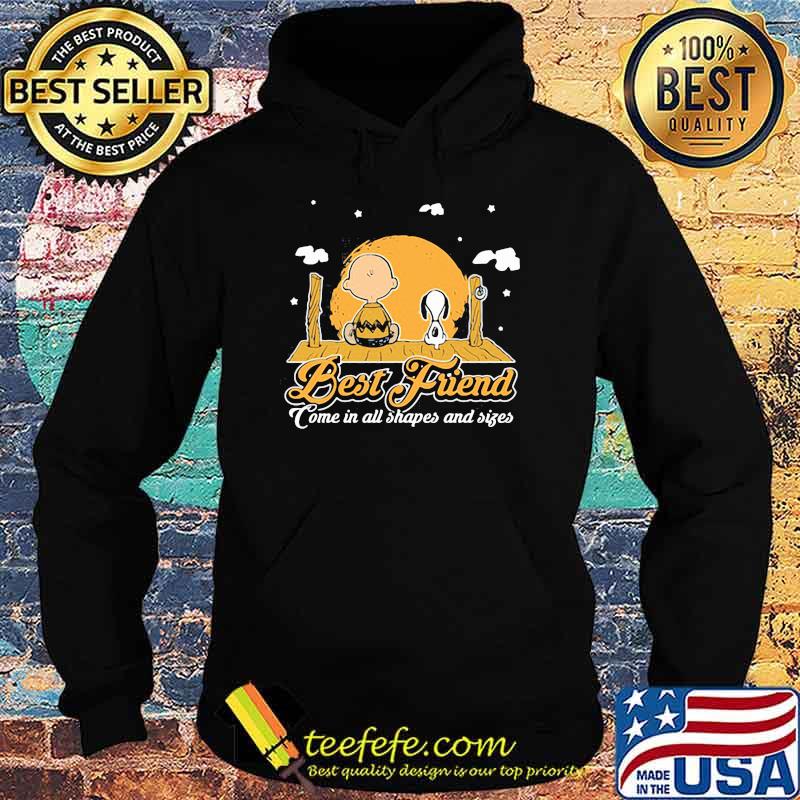 Best Friend Come In All Shapes And Sizes Moon Snoopy Charlie Shirt Hoodie Best Friend Come In All Shapes And Sizes Moon Snoopy Charlie Shirt Hoodie