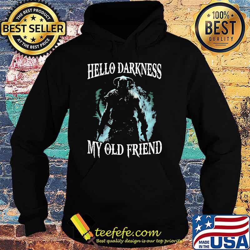 Black Gaming Wallpaper hello darkness my old friend Hoodie Black Gaming Wallpaper hello darkness my old friend Hoodie