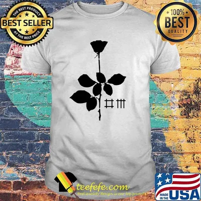 Black rose depeche mode shirt