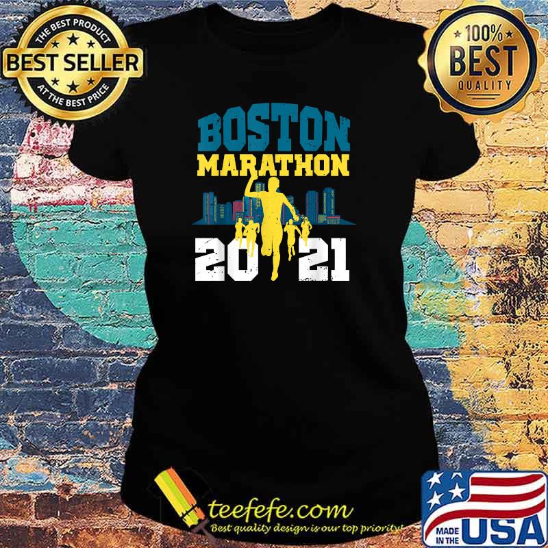 Boston 2021 Marathon Runner 26.2 Miles Shirt Ladies tee Boston 2021 Marathon Runner 26.2 Miles Shirt Ladies tee