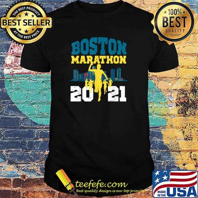Boston 2021 Marathon Runner 26.2 Miles Shirt