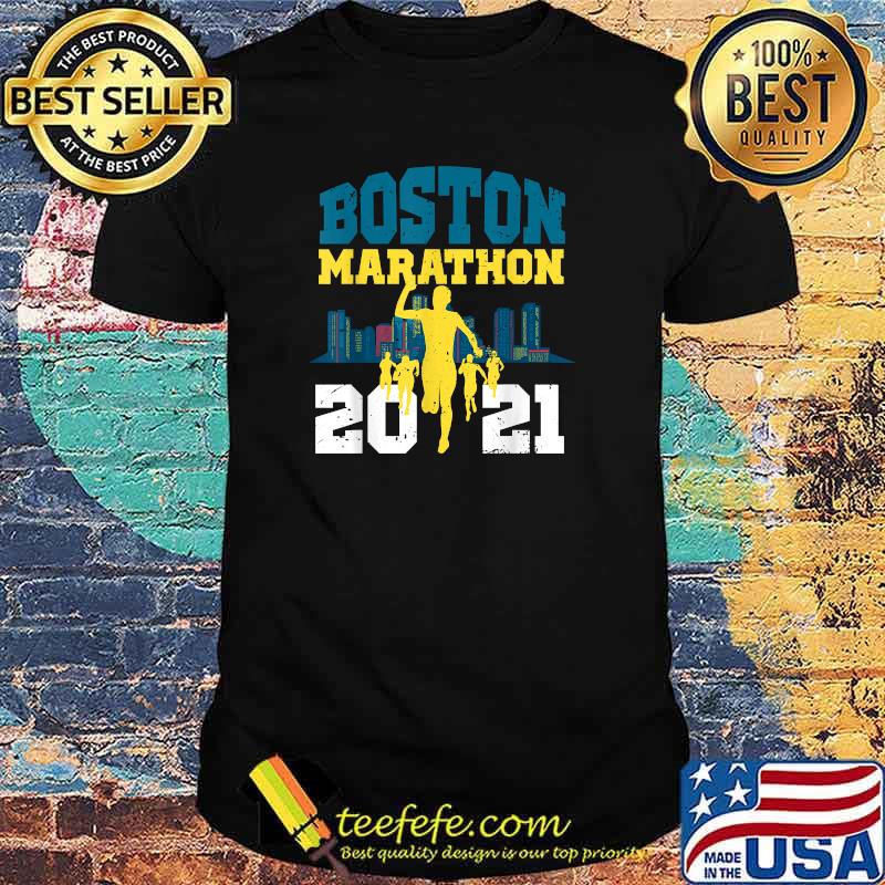 Boston 2021 Marathon Runner 26.2 Miles Shirt