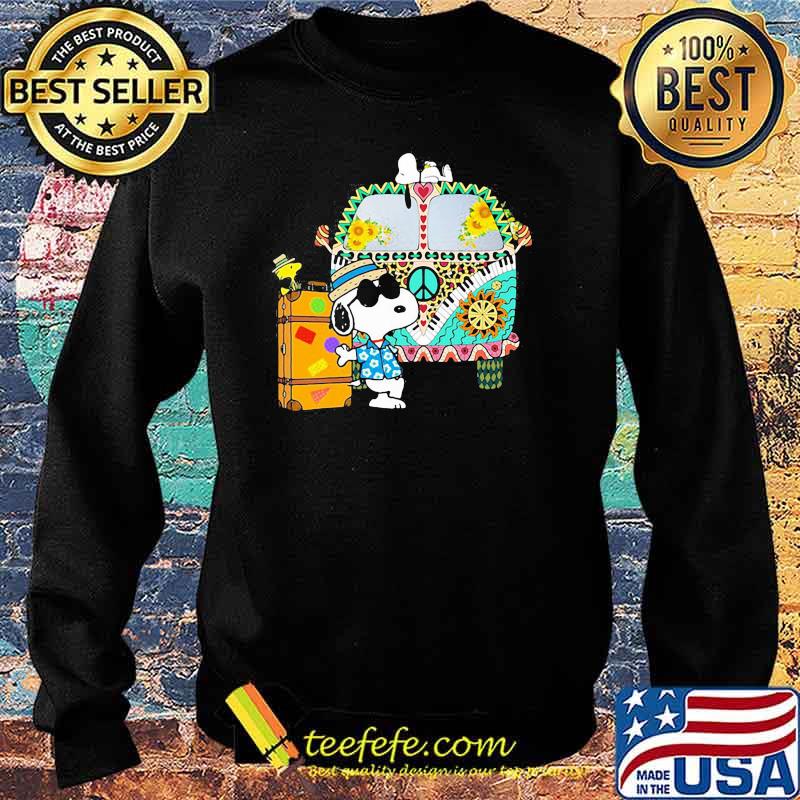 Bus Hippie snoopy vacation summer Sweater Bus Hippie snoopy vacation summer Sweater