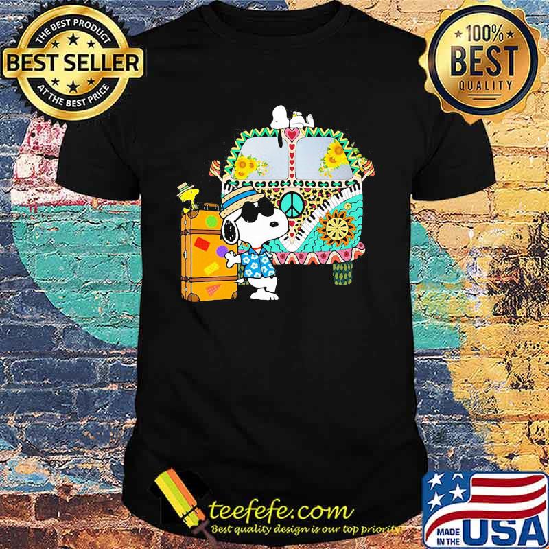Bus Hippie snoopy vacation summer shirt