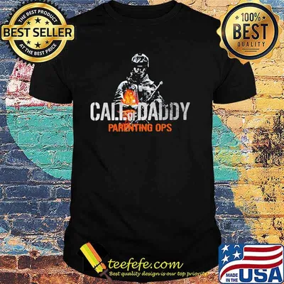 Call Of Daddy Parenting Ops Veteran Shirt