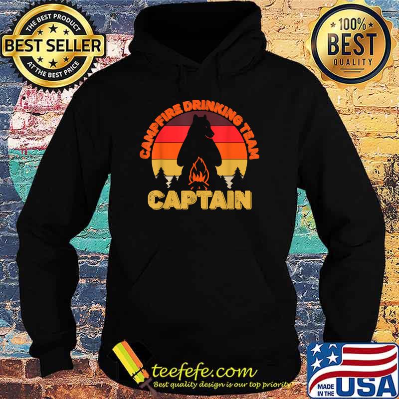 Campfire Drinking Team Captain Camping Bears Vintage Shirt Hoodie Campfire Drinking Team Captain Camping Bears Vintage Shirt Hoodie