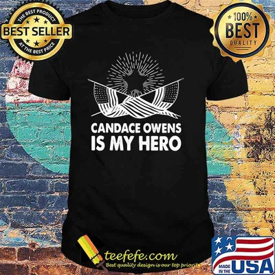 Candace Owens Is My Hero American Flag Shirt