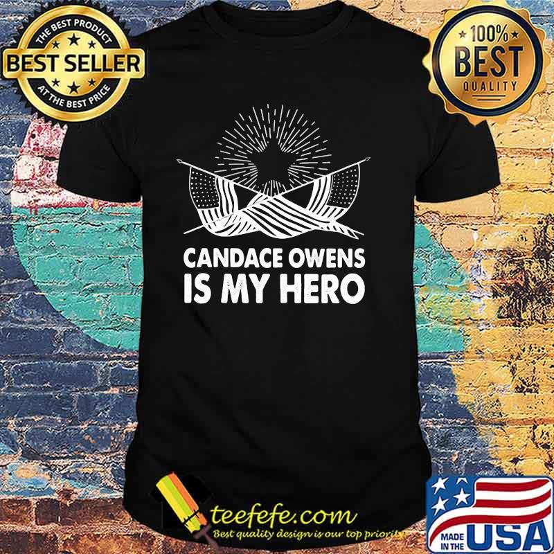 Candace Owens Is My Hero American Flag Shirt
