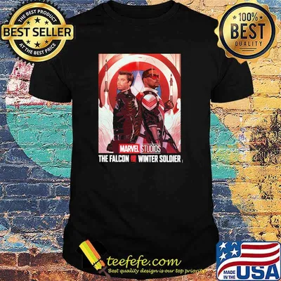 Captain america marvel studios the falcon and the winter soldier shirt