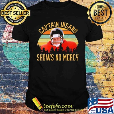 Captain insano shows so mercy football vintage shirt