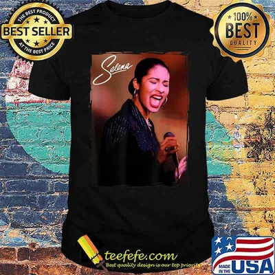 Classic Selenas Quintanilla Love Music 70s 80s Fans Shirt