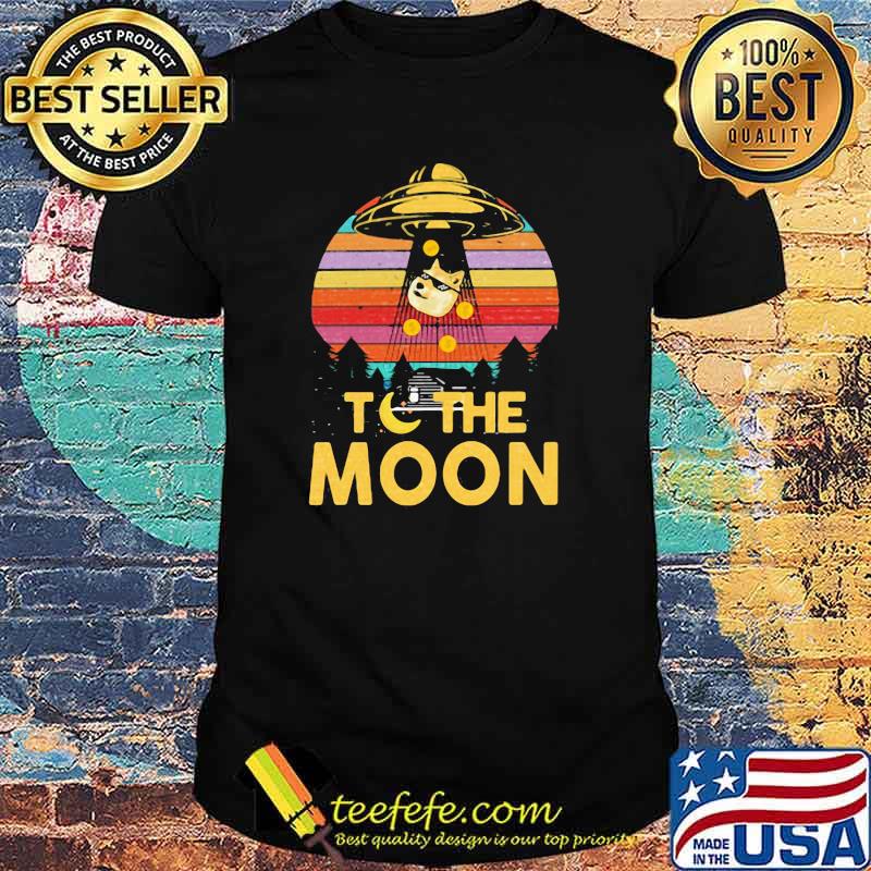 Coin To The Moon Dogecoin Vintage Shirt