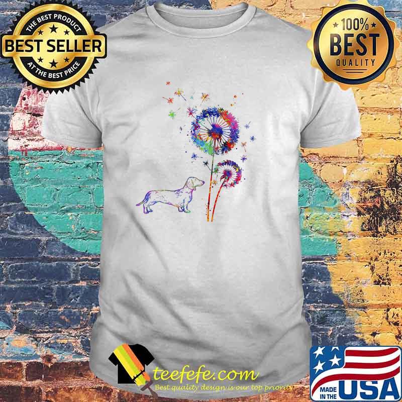 Dachshund Dandelion WaterColor Flower shirt Dachshund Dandelion WaterColor Flower shirt