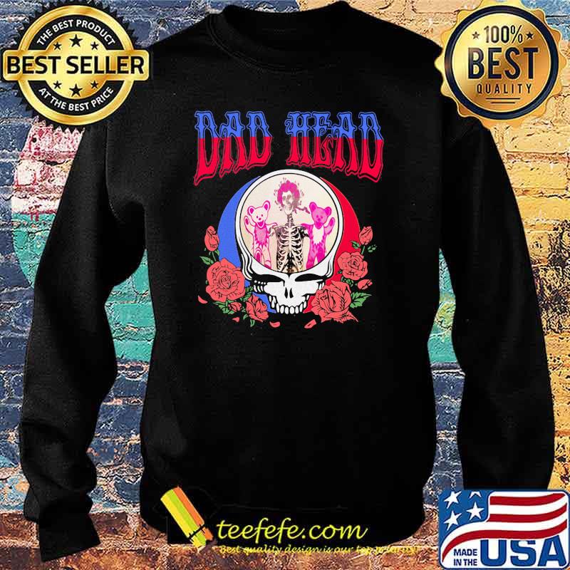 Dad head grateful dead dancing bear skull rose Sweater Dad head grateful dead dancing bear skull rose Sweater