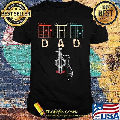 Dad Play Guitar Shirt